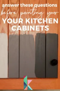 should I paint my kitchen cabinets?