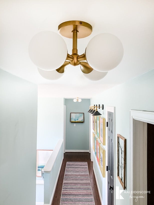 modern colorful hallway