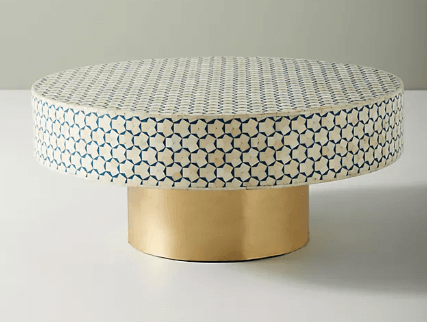 Anthropologie Targua inlay coffee table